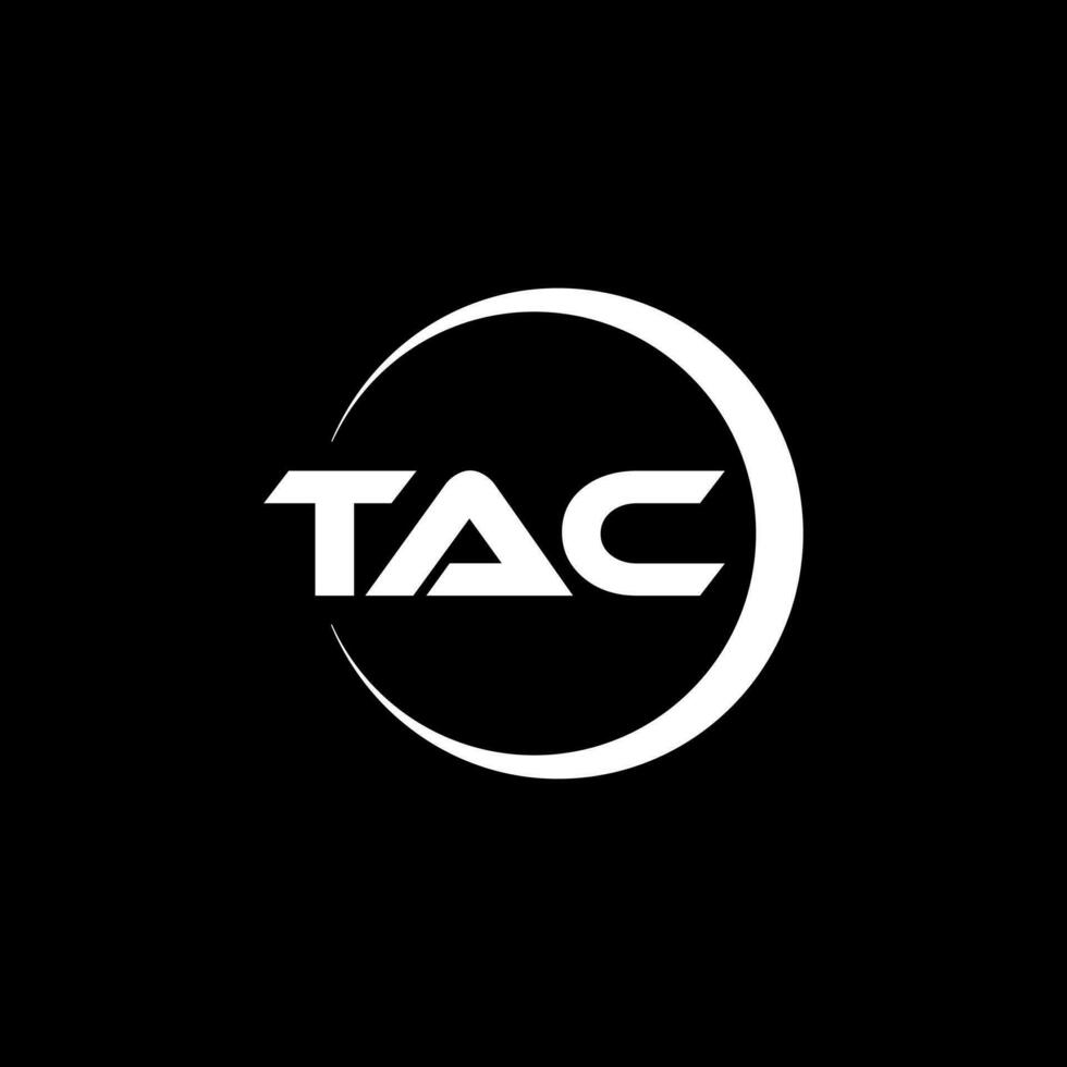 TAC Letter Logo Design, Inspiration for a Unique Identity. Modern Elegance and Creative Design. Watermark Your Success with the Striking this Logo. vector