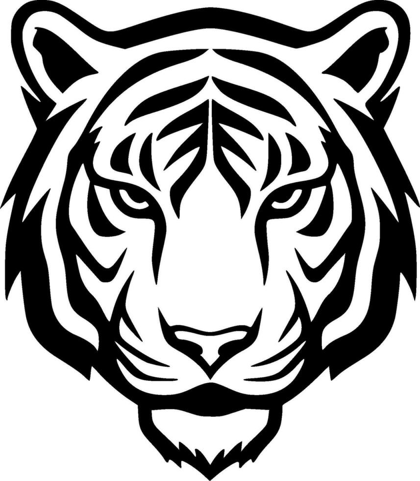 Tiger - High Quality Vector Logo - Vector illustration ideal for T-shirt graphic