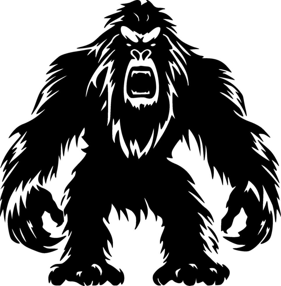 Bigfoot - Minimalist and Flat Logo - Vector illustration