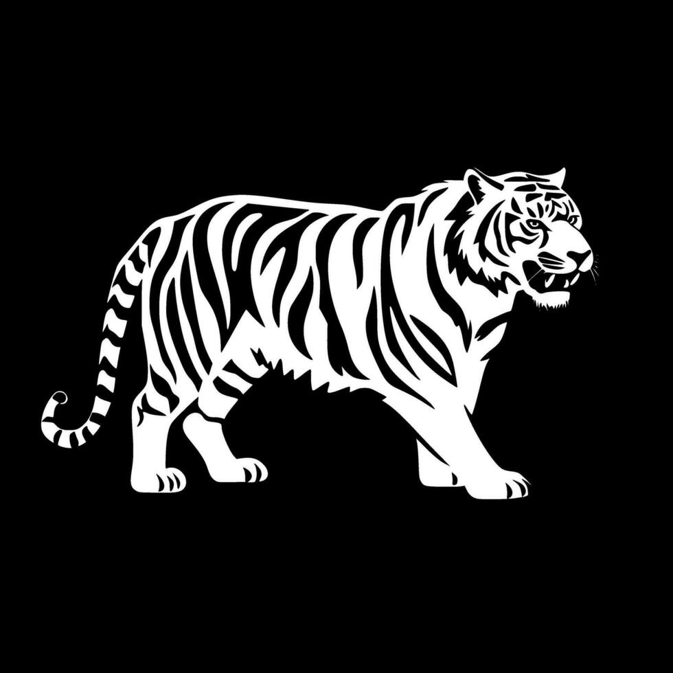 Tiger - High Quality Vector Logo - Vector illustration ideal for T-shirt graphic