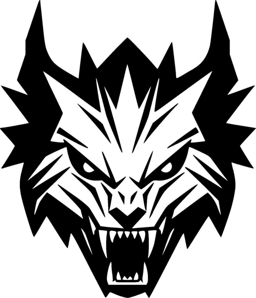 lobo - alto calidad vector logo - vector ilustración ideal para camiseta gráfico