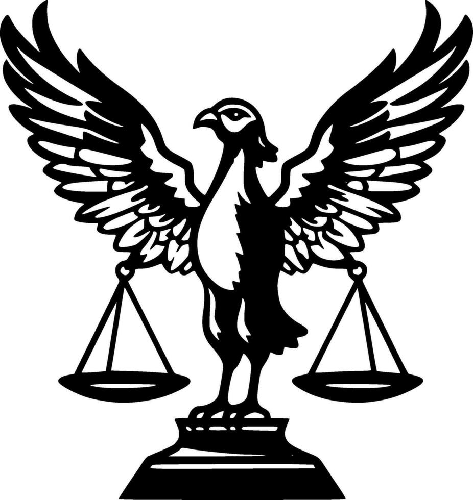 Justice - High Quality Vector Logo - Vector illustration ideal for T-shirt graphic