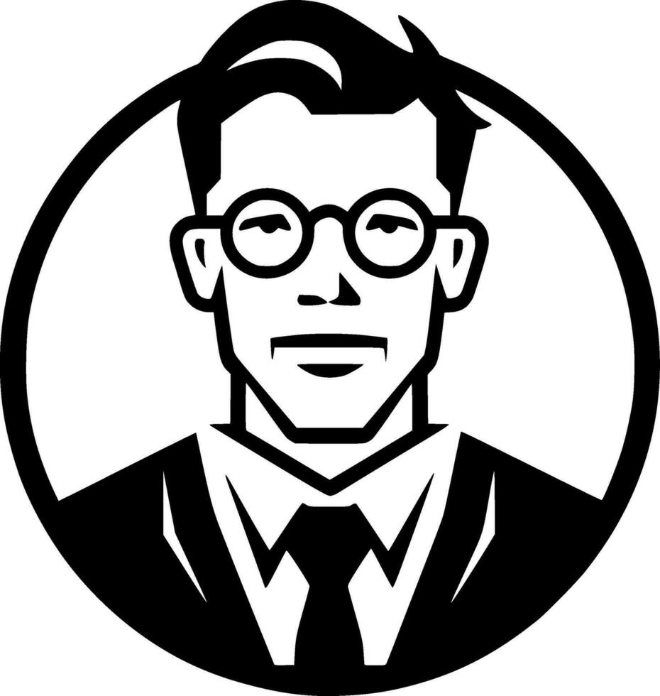 Teacher, Minimalist and Simple Silhouette - Vector illustration