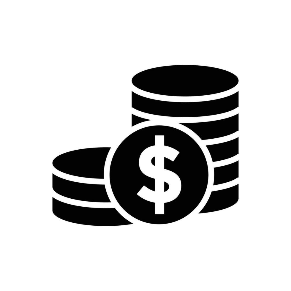 coin money icon design vector template
