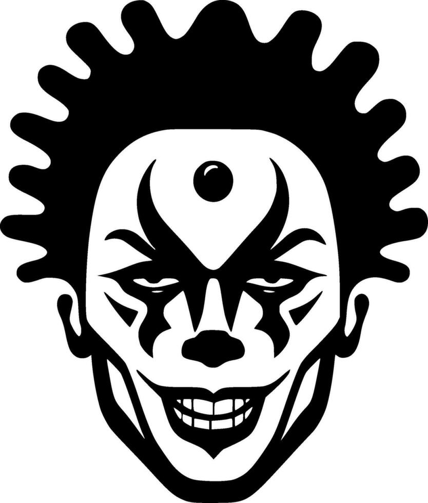 payaso - alto calidad vector logo - vector ilustración ideal para camiseta gráfico