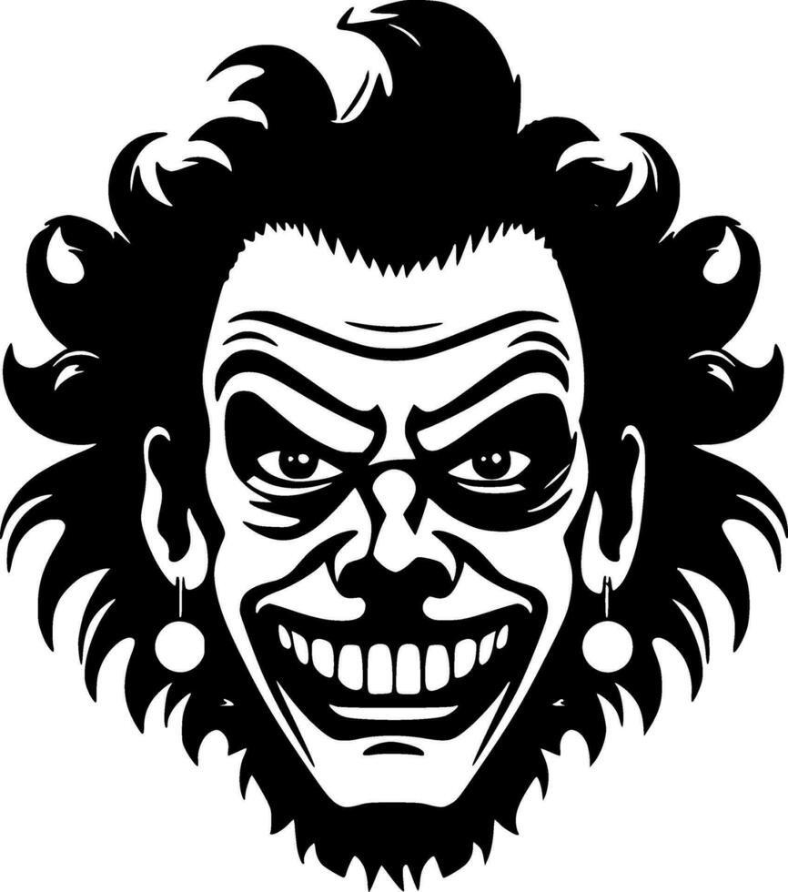 Clown - High Quality Vector Logo - Vector illustration ideal for T-shirt graphic