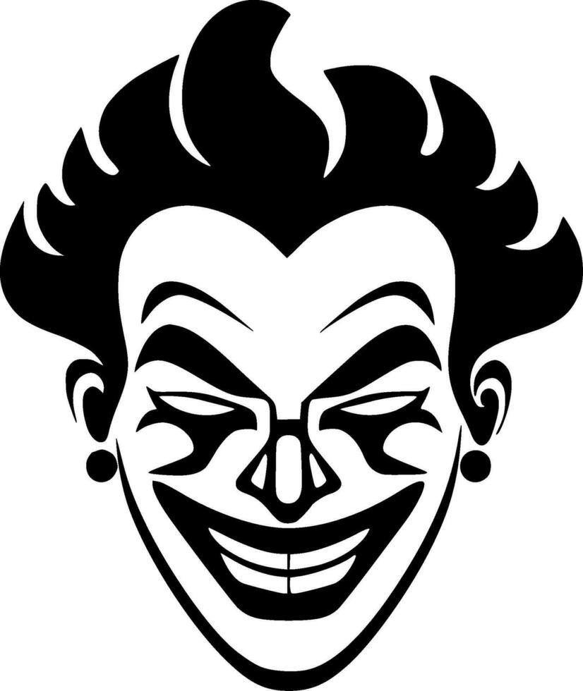 Clown - High Quality Vector Logo - Vector illustration ideal for T-shirt graphic