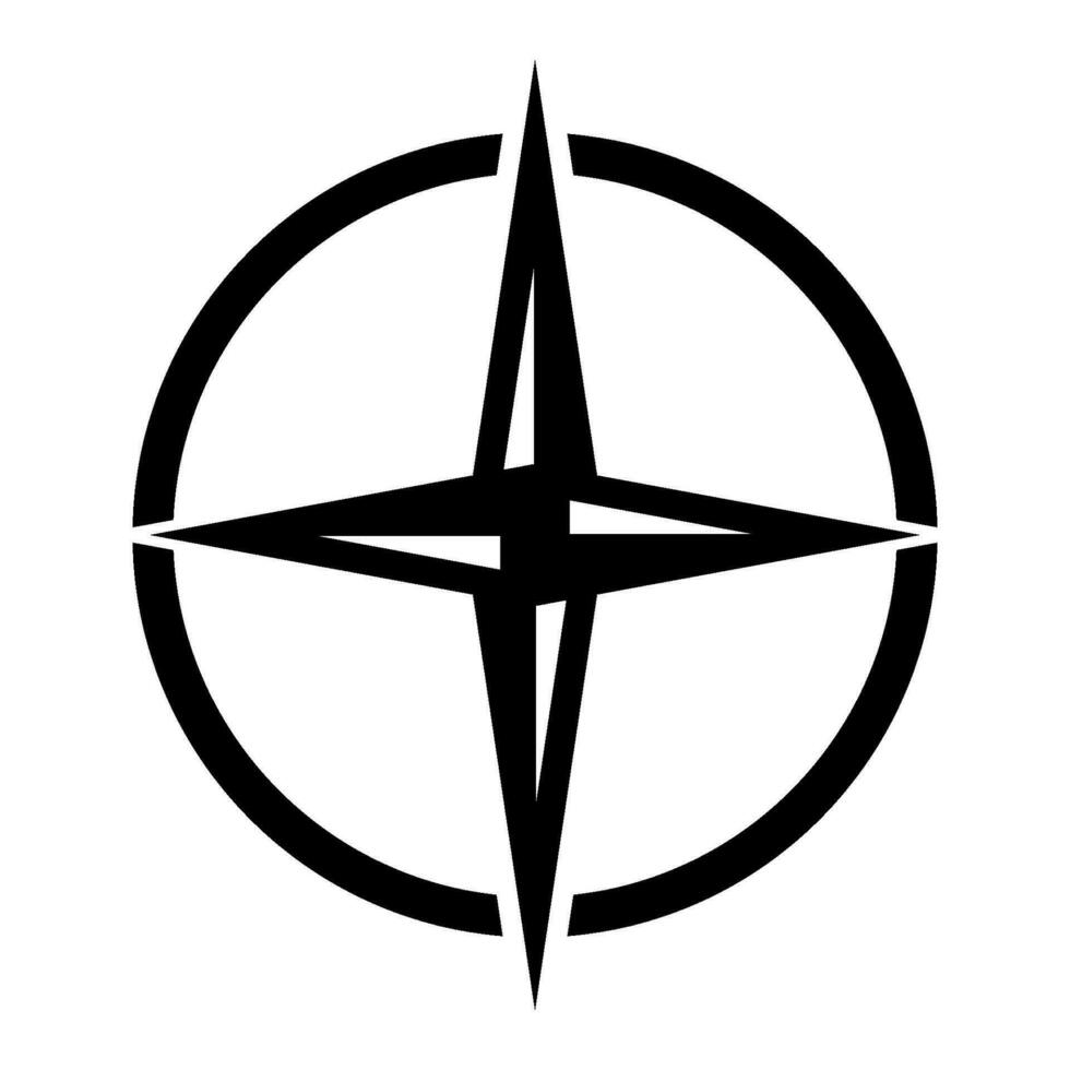 compass icon design vector