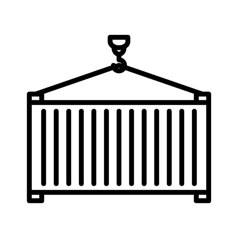 container shipping icon design vector