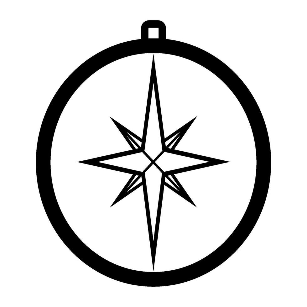 compass icon design vector