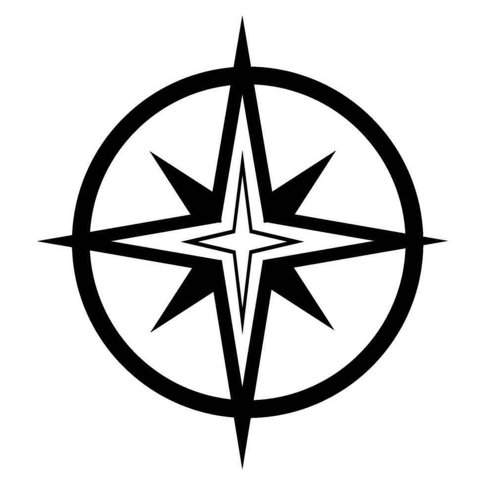 compass icon design vector