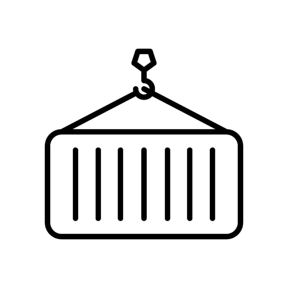 container shipping icon design vector