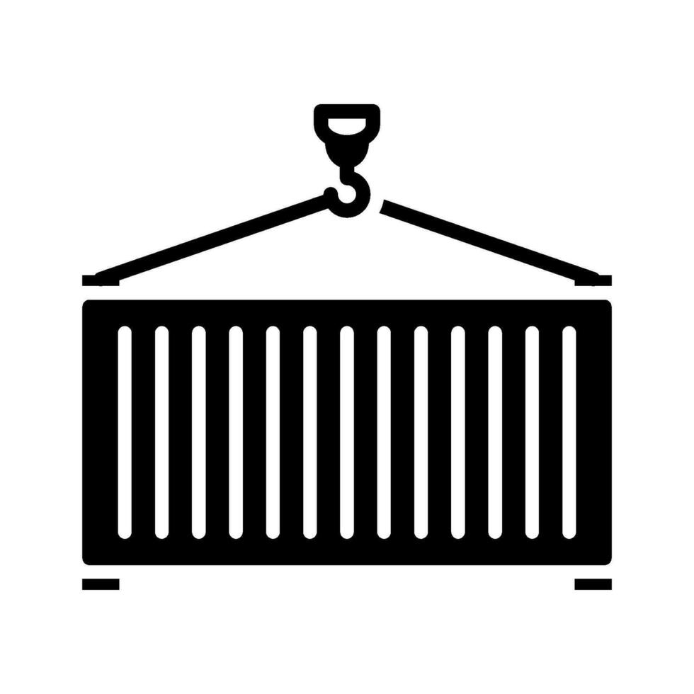 container shipping icon design vector