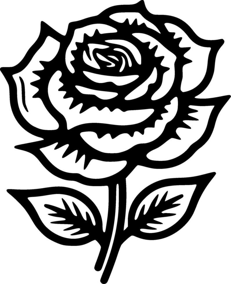 Rosa - alto calidad vector logo - vector ilustración ideal para camiseta gráfico