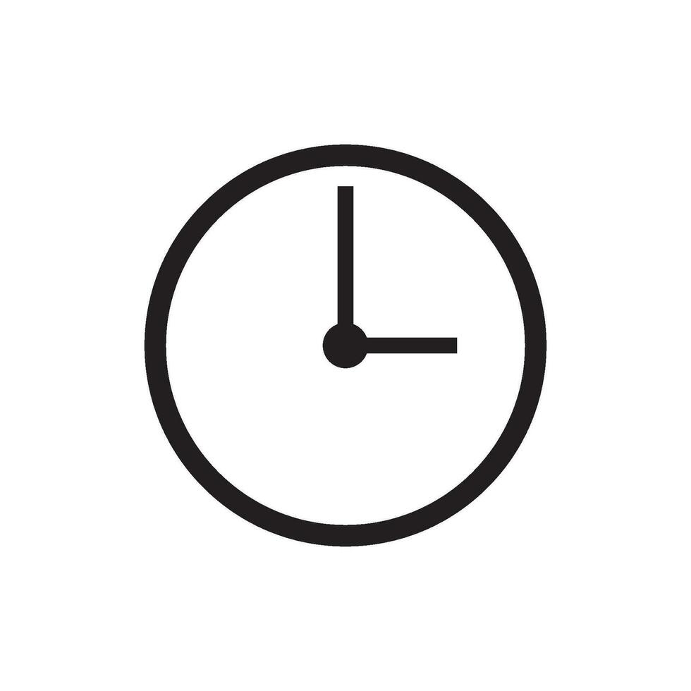 clock icon design vector template