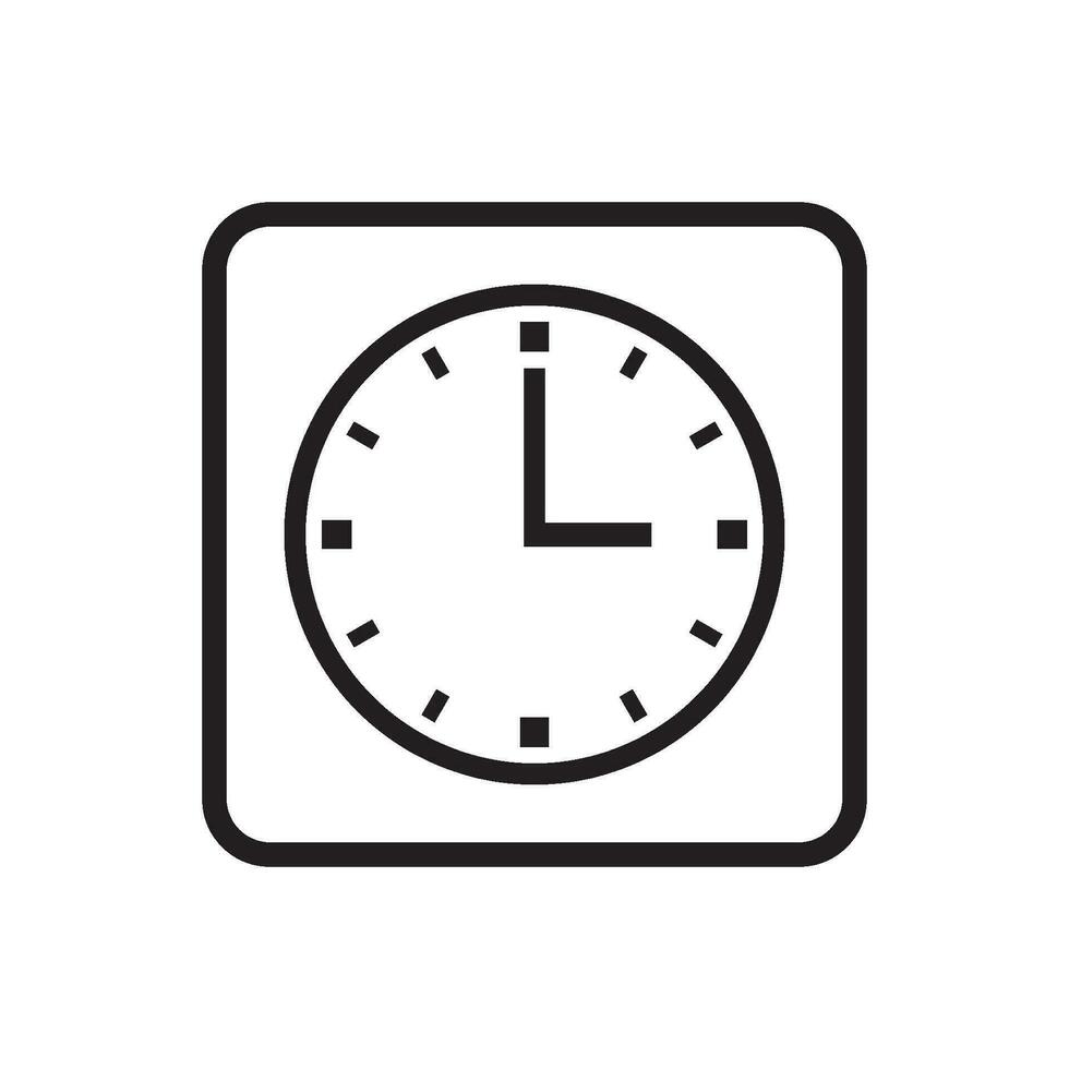 clock icon design vector template