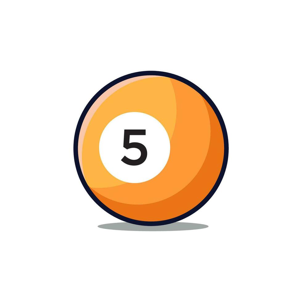 billiard ball icon design vector template