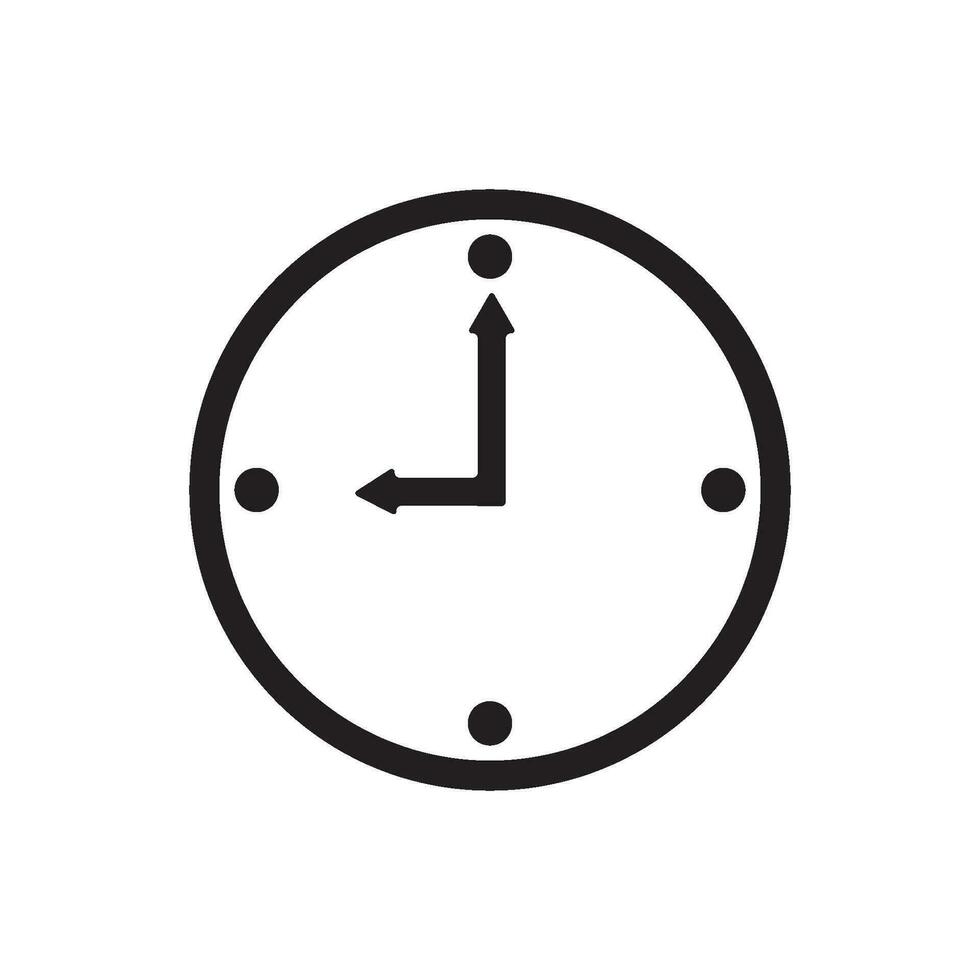 clock icon design vector template