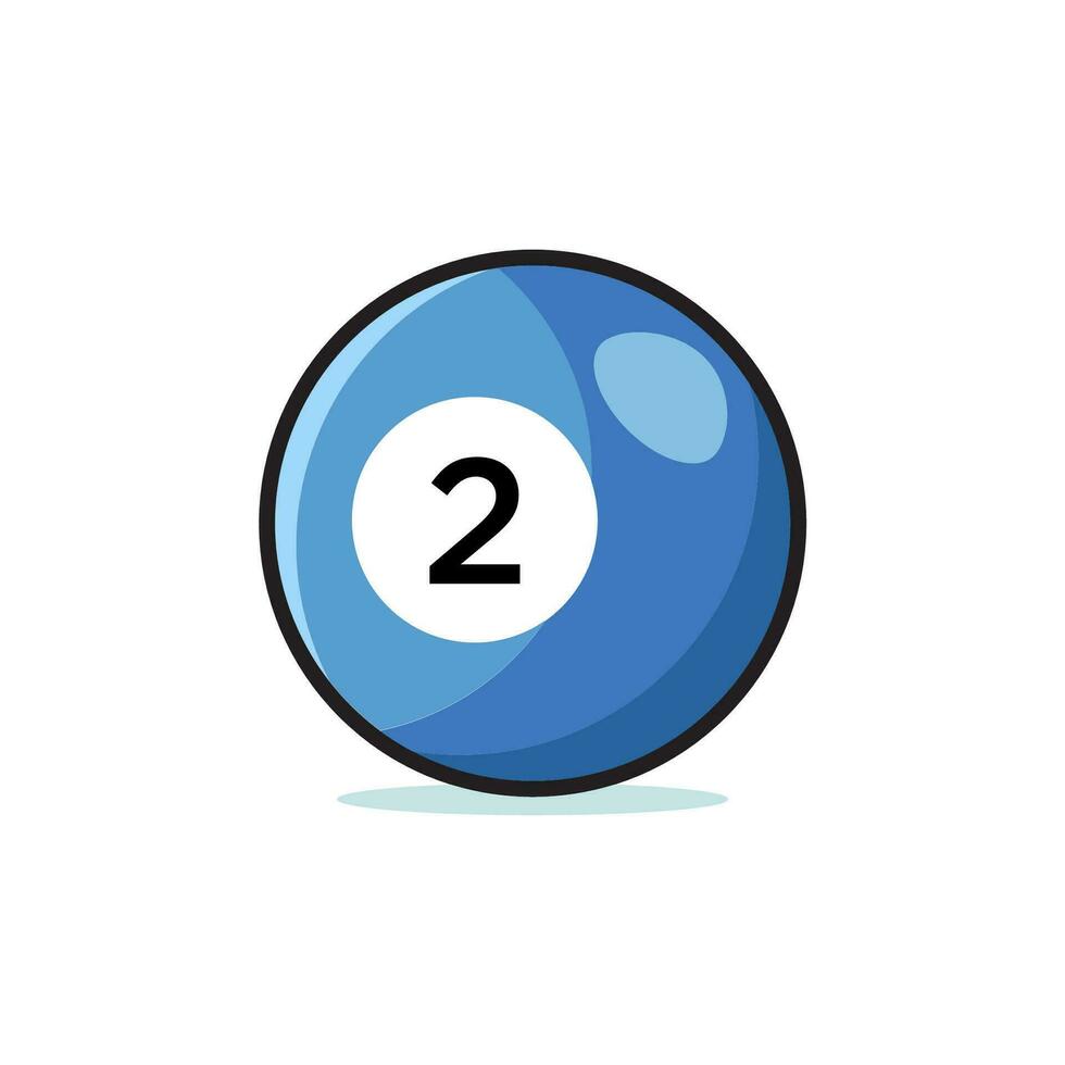 billiard ball icon design vector template