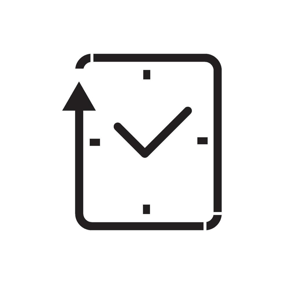 clock icon design vector template