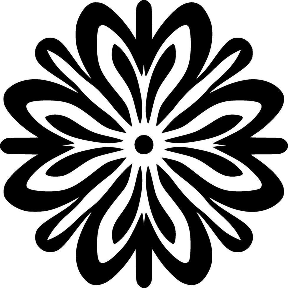 Flower - High Quality Vector Logo - Vector illustration ideal for T-shirt graphic