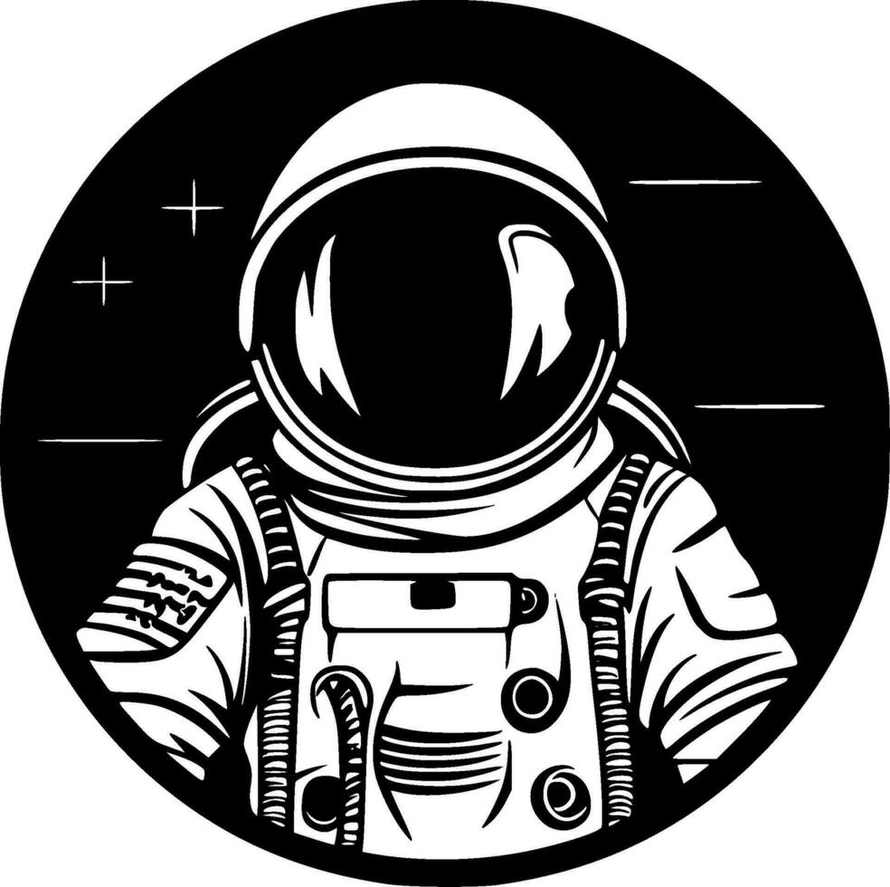 Astronaut - High Quality Vector Logo - Vector illustration ideal for T-shirt graphic