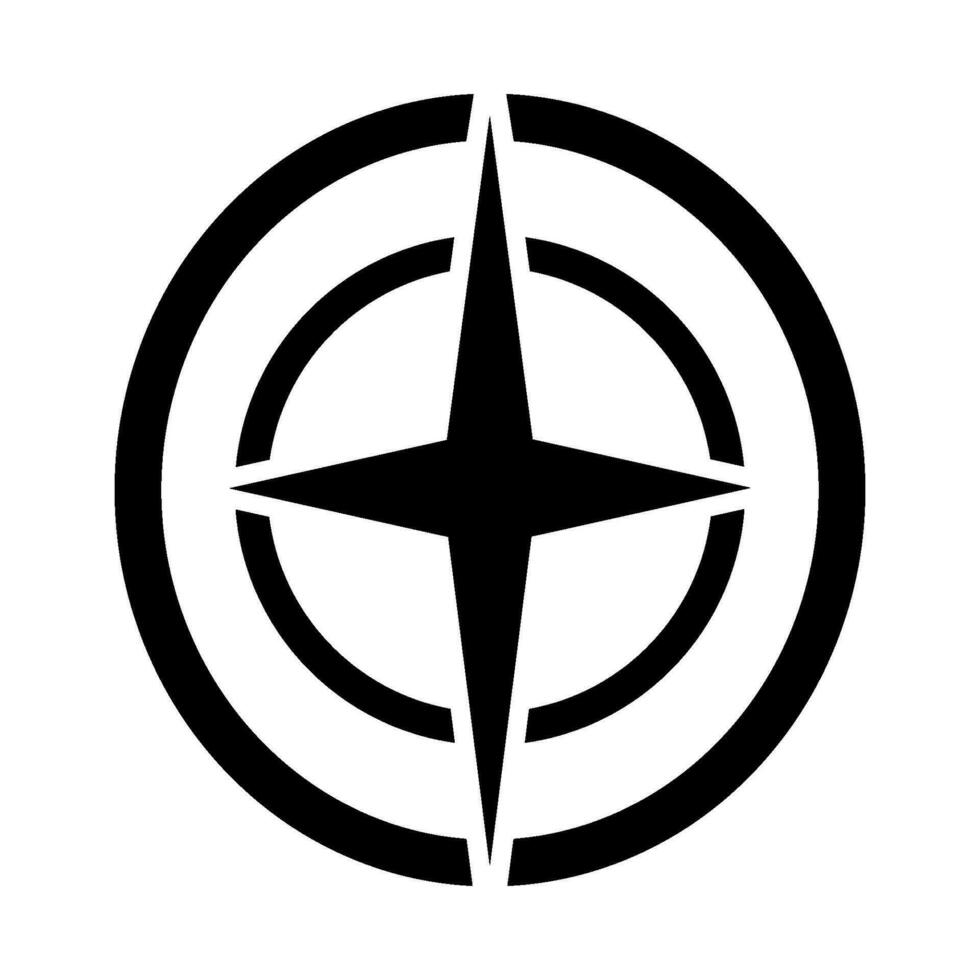 compass icon design vector