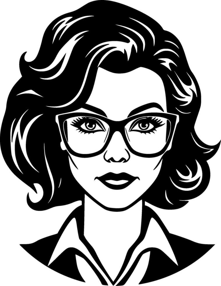 Teacher - High Quality Vector Logo - Vector illustration ideal for T-shirt graphic