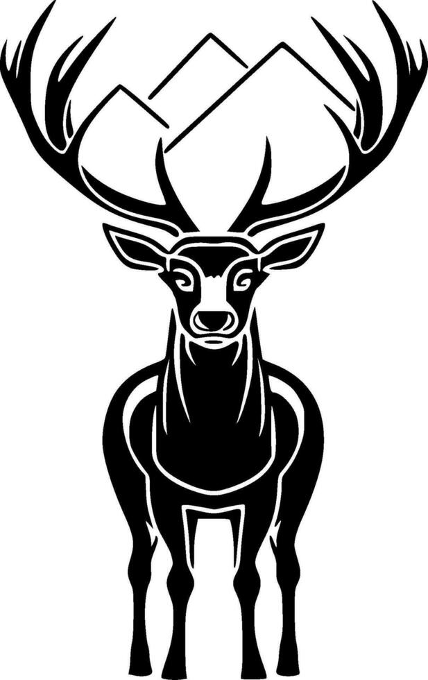 Dear, Minimalist and Simple Silhouette - Vector illustration