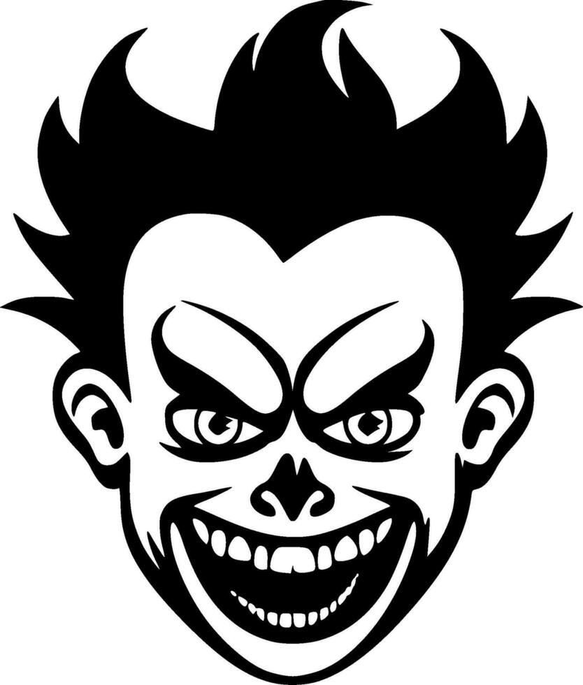 payaso - alto calidad vector logo - vector ilustración ideal para camiseta gráfico