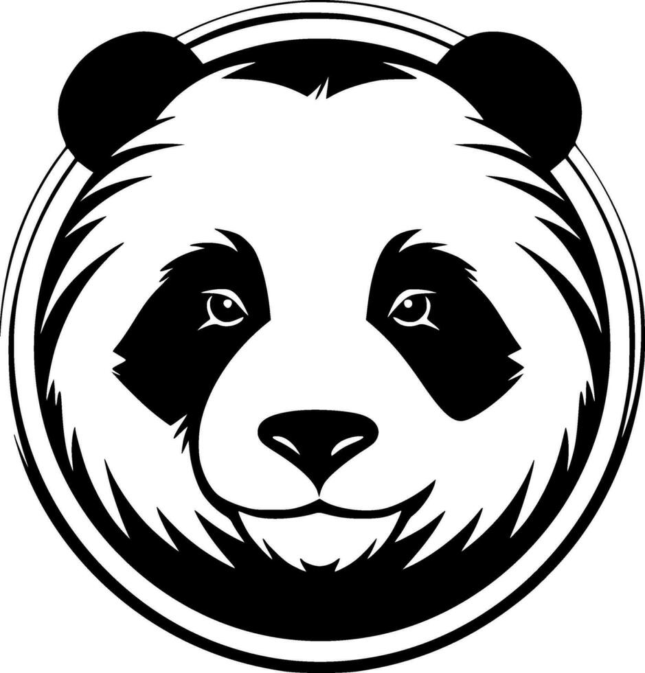 Panda - High Quality Vector Logo - Vector illustration ideal for T-shirt graphic