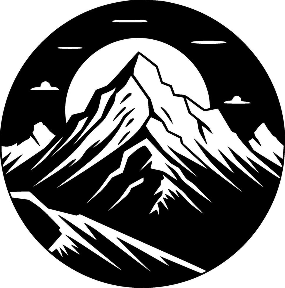 Mountain - High Quality Vector Logo - Vector illustration ideal for T-shirt graphic