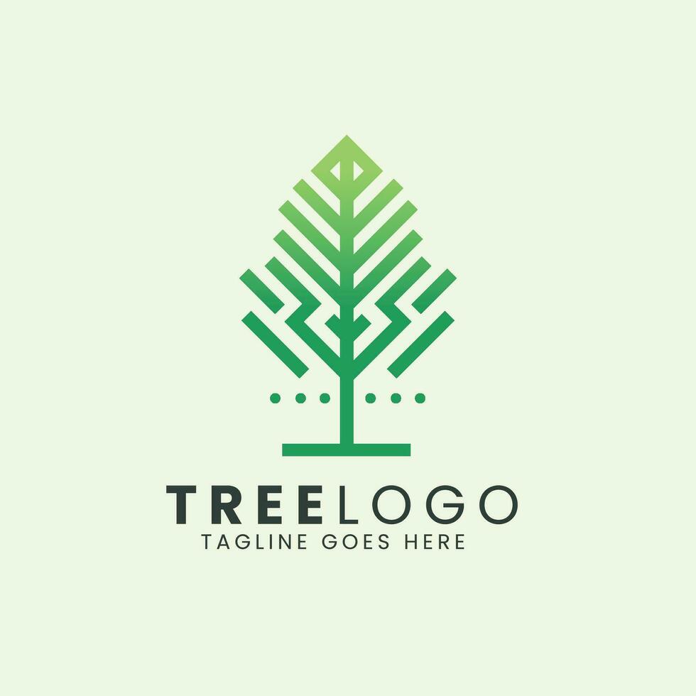 árbol icono logo diseño, naturaleza arboles vector ilustración logo diseño.