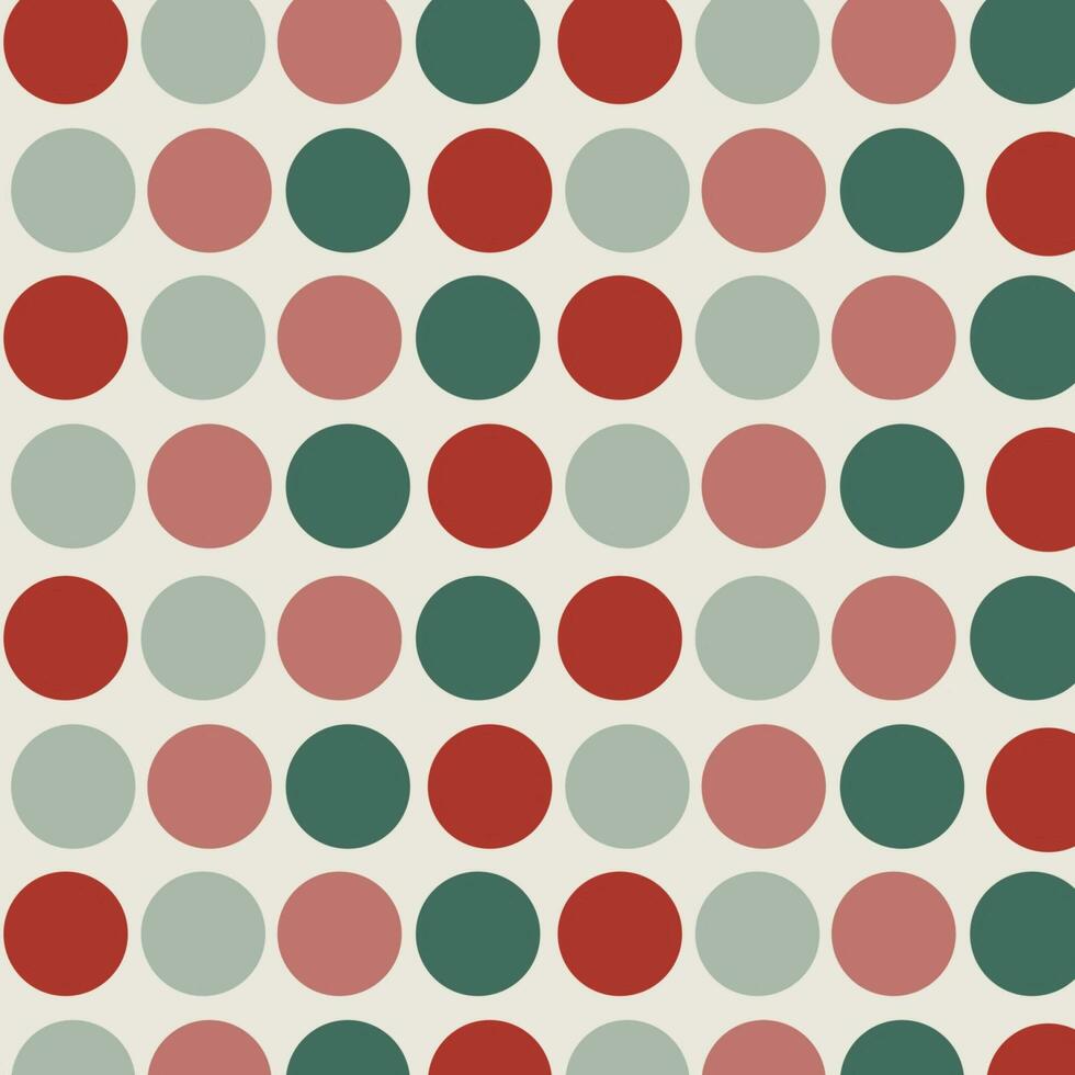 Green and red polka dot circle bubble pattern for Christmas festival photo