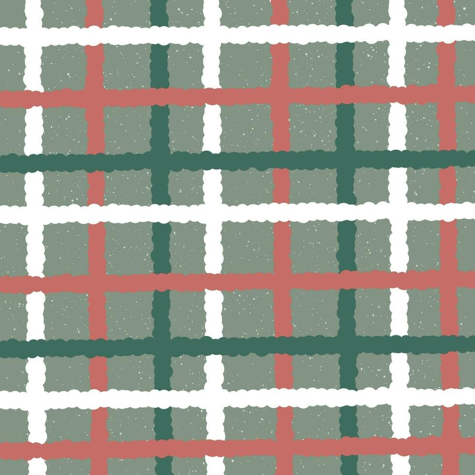 Green and red plaid Scott pattern for Christmas festival photo