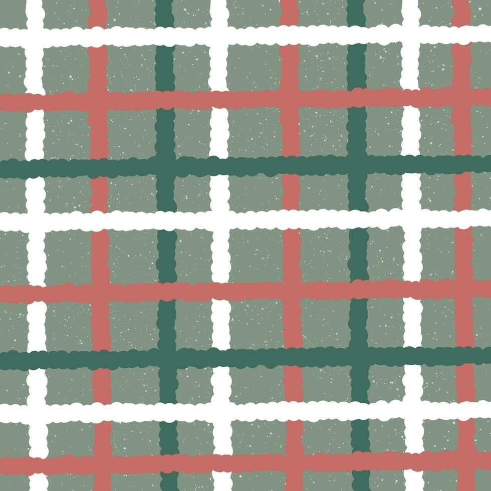 Green and red plaid Scott pattern for Christmas festival photo