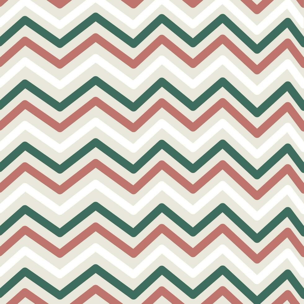 Green and red Zigzag pattern for Christmas festival photo