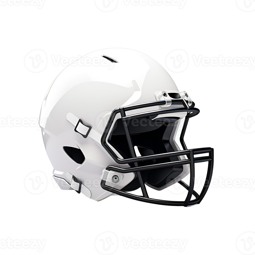 American Football Helmet Cartoon Style Painting Drawing Illustration No Background Perfect for Print on Demand Merchandise AI Generative png