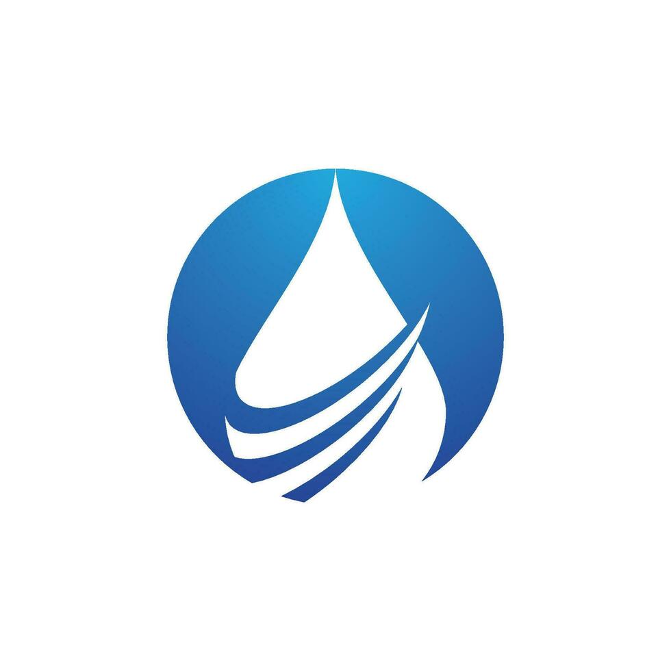 plantilla de logotipo de gota de agua vector