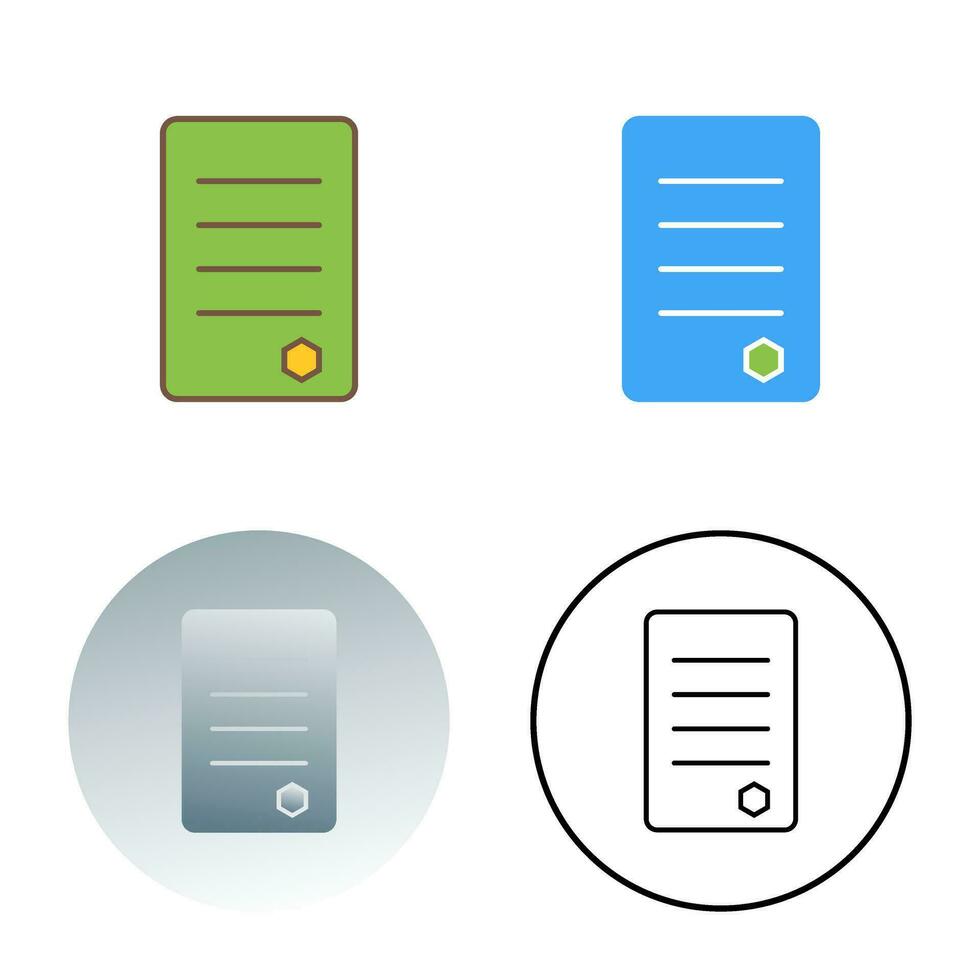 Unique Reports Vector Icon