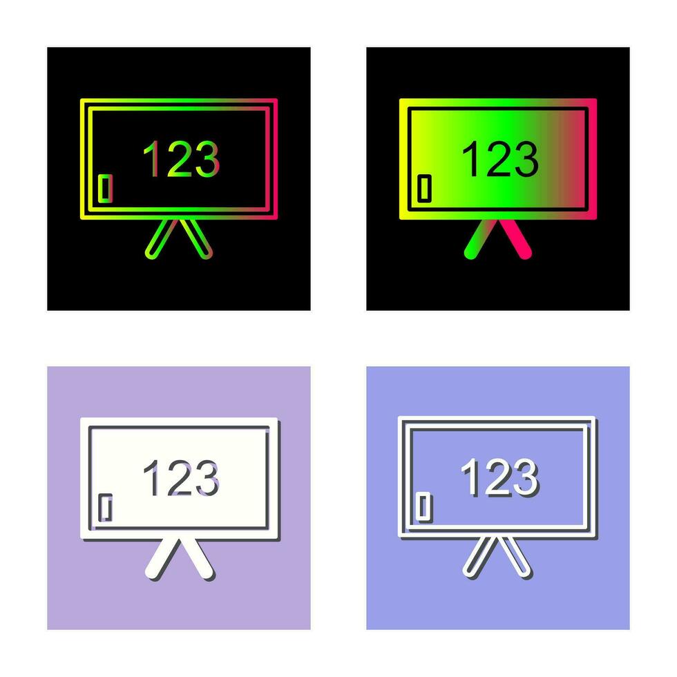 Unique Classroom Board Vector Icon