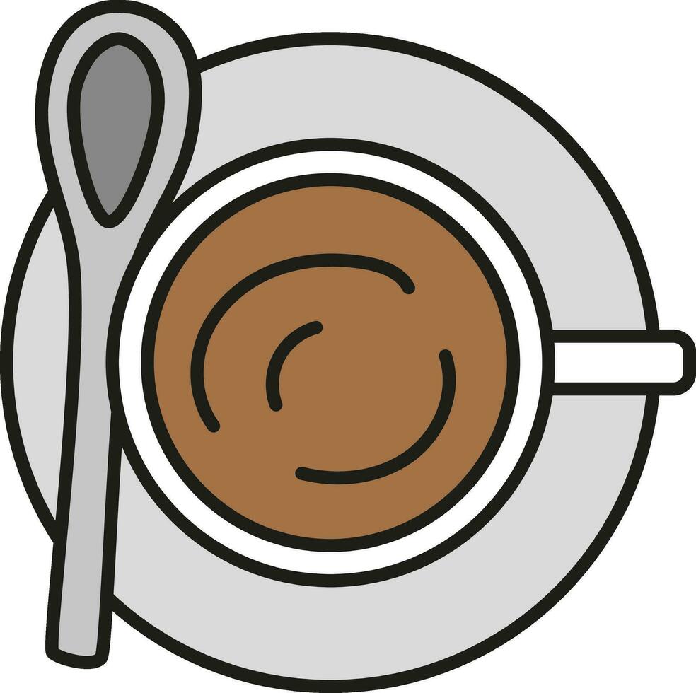 cup of coffee illustration vector