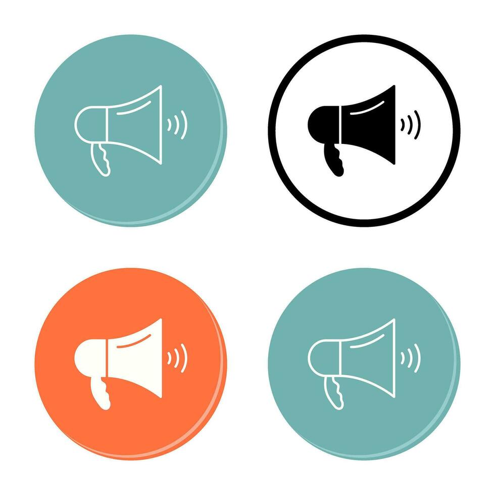 Unique Megaphone Vector Icon