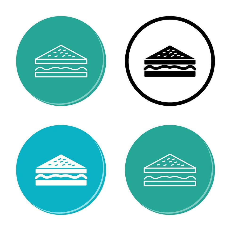 Unique Sandwich Vector Icon