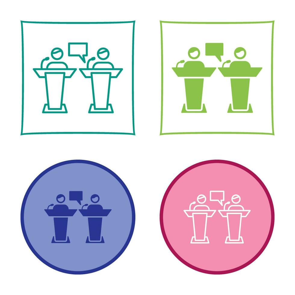 Debate Vector Icon