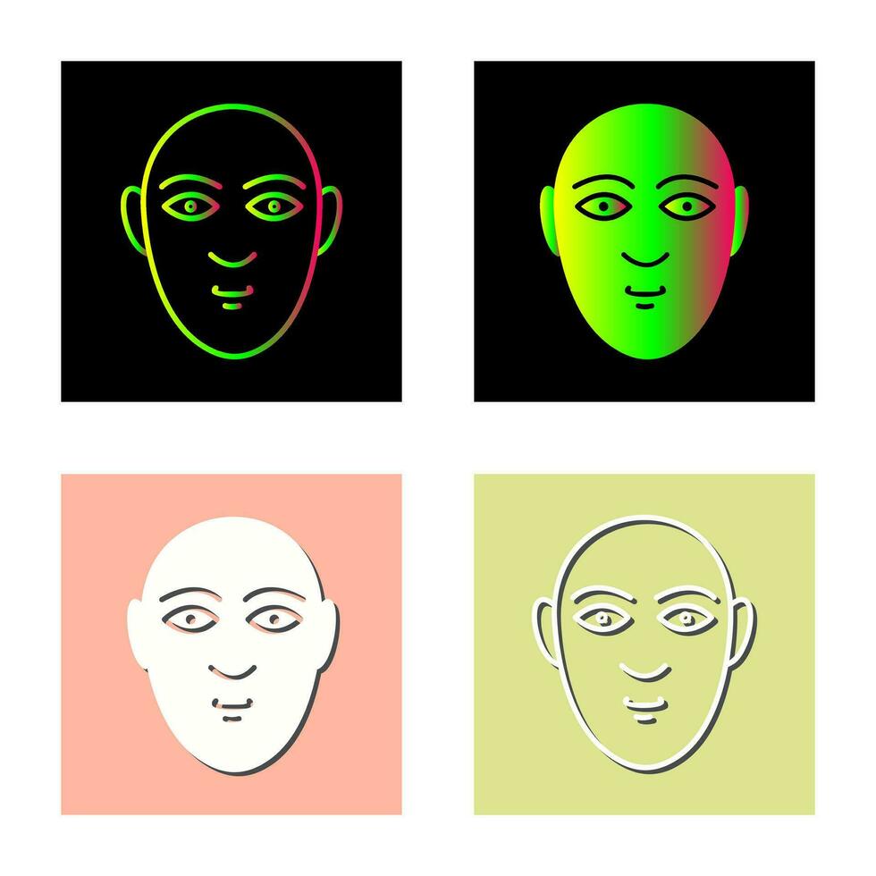 Human Face Vector Icon