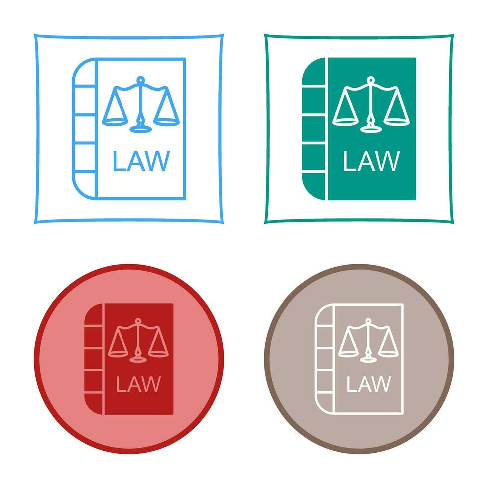 Law and Order Vector Icon