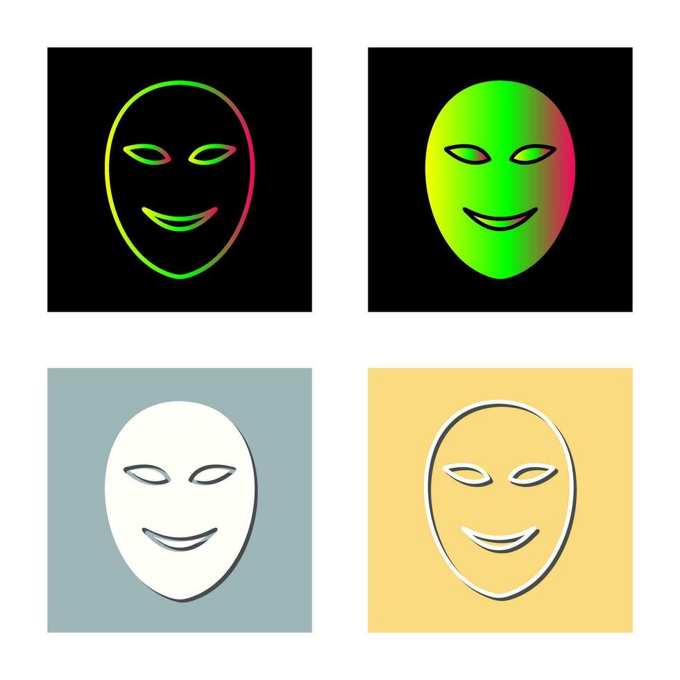 Ancient Face Mask Vector Icon