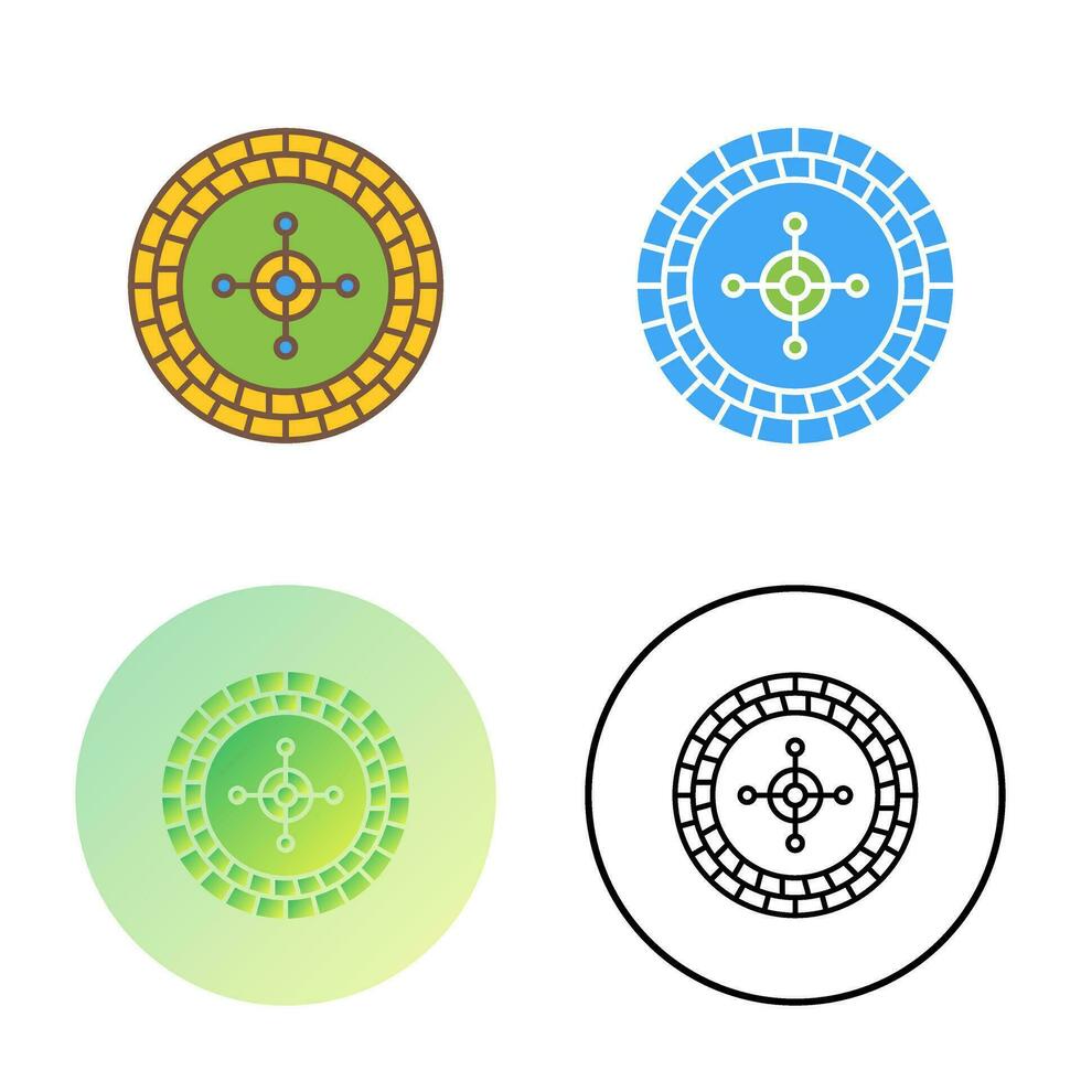 icono de vector de ruleta