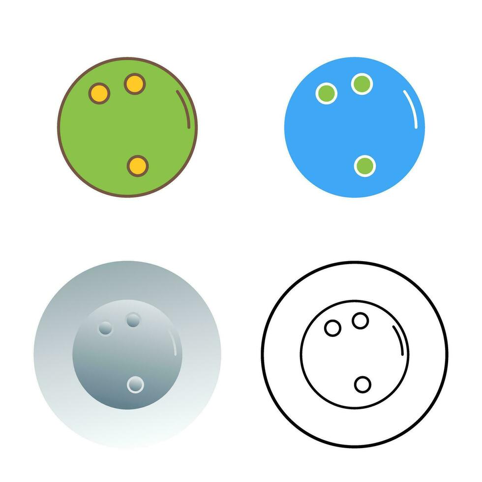 Bowling Ball Vector Icon